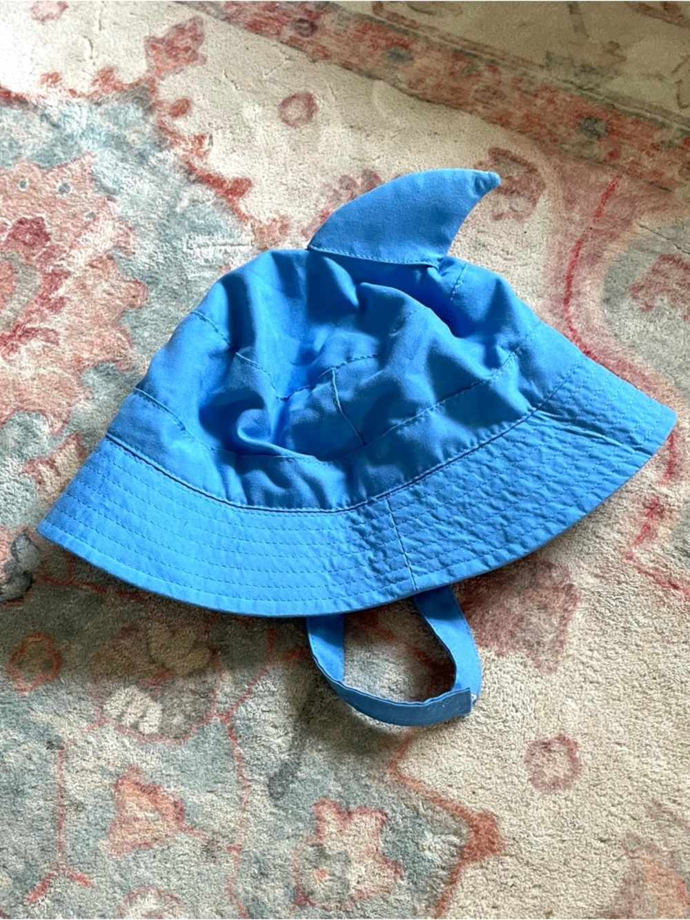 Blue Baby Boy Shark Fin Bucket Hat